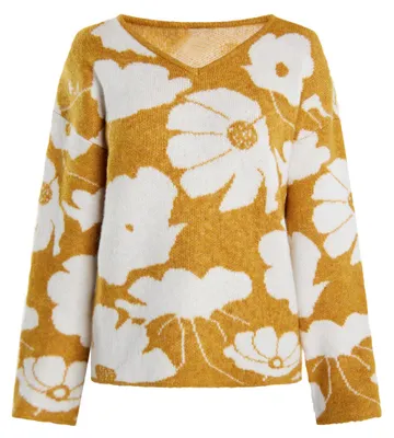 Image de Pull en maille ALBEE pour femme - blanc curry, M/L