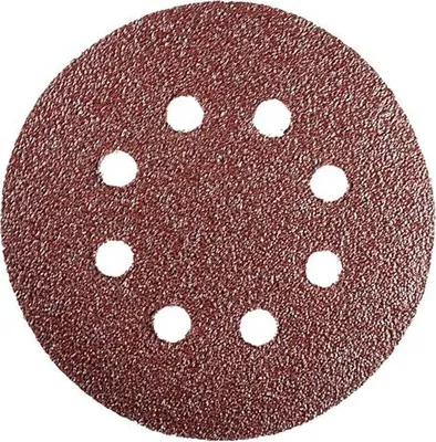 Productafbeelding van KONNER D38, 125 mm, P100, met gaten, schuurmiddel, rond, verpakking. 10 stuks