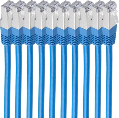 Produktbild von shiverpeaks BS75711-HB-SET10, 1 m, Cat6, S/FTP (S-STP), RJ-45, RJ-45, Blau