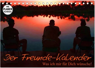 Produktbild von Der Freunde-Kalender (Tischkalender 2025 DIN A5 quer), CALVENDO Monatskalender
