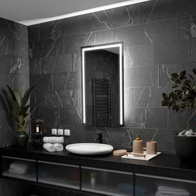 Produktbild von Badspiegel mit LED Beleuchtung - Sydney - 70 cm, 90 cm