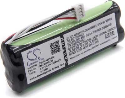 Produktbild von vhbw Akku Ersatz für Fresenius BATT/110209, 120209, 110320-O, 110209-XO für Medizintechnik (1200 mAh, 4,8 V, NiMH)