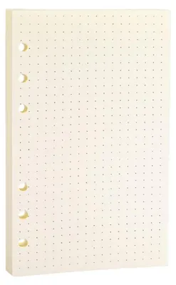 Produktbild von Nachfüllpapier für Ringbuch A6 100g/m² gepunktet 45 Blatt