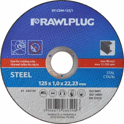 Productafbeelding van RT-CDM aluminiumoxide schijven voor het zagen van staal