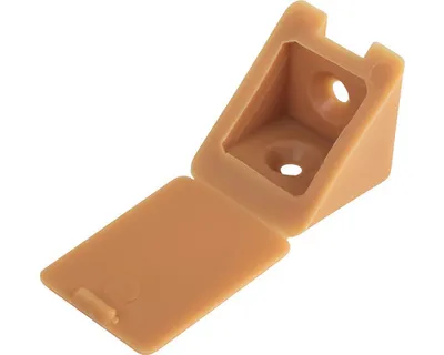 Obrázek produktu pro Spojovací úhelník 22x22x23mm, plast, béžový, 90595