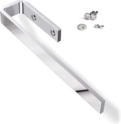 Produktbild von Handtuchhalter - Badezimmerorganisation - Massives Aluminium - 325 mm Länge - Chrom