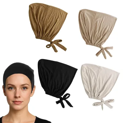 Produktbild von 4-teiliges verstellbares Hijab-Mützen-Set für Damen