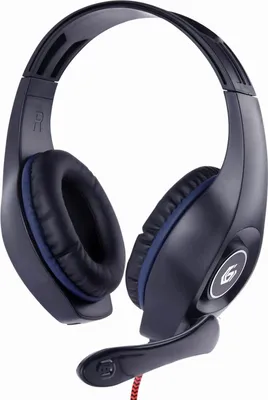 Produktbild von GMB Gaming Headset blau-schwarz mit Lautstärkeregelung, 3,5 mm Klinke