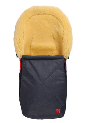 Produktbild von Kaiser, 6534172 Lammfell Babyschalen Fußsack Emma, navy melange