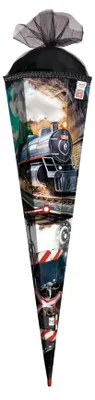 Produktbild von Roth Schultüte Dampflok 85cm mit Glitzerborte