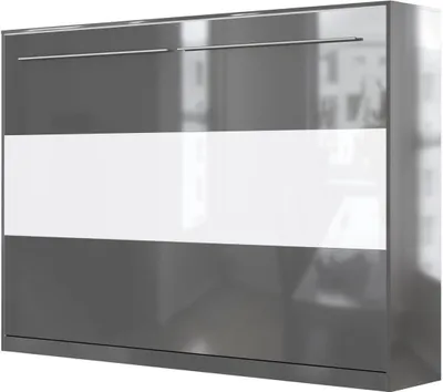 Produktbild von SMARTBett Standard Komfort Lattenrost 140x200 Horizontal Komfort Anthrazit Hochglanz/Anthrazit & Weiss Hochglanz