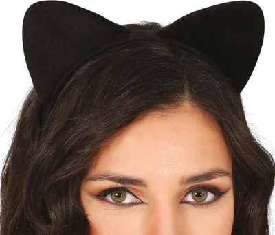 Immagine prodotto di Gatto Pipistrello Cerchietto Nero Eleganza Costume Accessori Personaggio Elegante Copricapo, Colore: Nero
