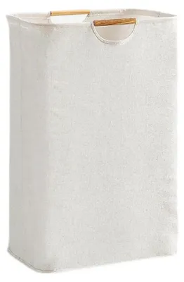 Waschkorb 60 L, faltbar, 40x30x60 cm, weiß