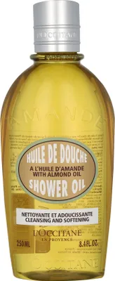 Produktbild von L'Occitane Almond, Duschöl, 250 ml, Erwachsene, Unisex, Körper, trockene Haut, Jeder Hauttyp