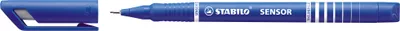 Obrázok produktu pre Fineliner s pružinovým hrotom - STABILO SENSOR F - jemný - jedno pero - modré
