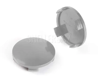 Obrázok produktu pre Stredový kryt zliatinového kolesa Ø 56/60 mm, N23G, Alutec, ATS, Rial, Anzio, sivý plast bez loga