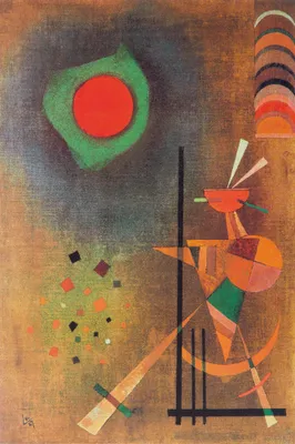 Obrázek produktu pro Wassily Kandinsky umělecký obraz - Aufleuchten, 1927 (180 x 120 cm)