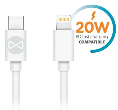 Zdjęcie produktu dla Forever Kabel Usb-C - Lightning 1,0 M 20W Biały