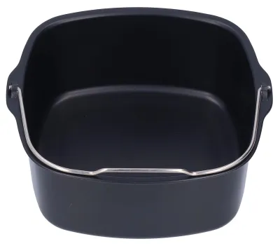 Produktbild von Kuchenform 18 cm - Backform - Zubehör für Heißluftfritteuse - Spülmaschinenfest - Lebensmittelechtes Eisen - Geeignet für Modelle HD9925/HD9860/HD9905
