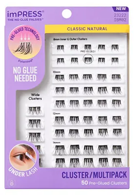 Produktbild von ImPress Vorgeklebte Cluster Multi 02 Cluster Wimpern