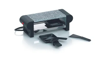 Obrázok produktu pre Mini raclette gril - Čierny - Granit - 29,5 x 10,5 cm - 350 W