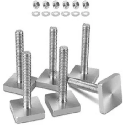 Zdjęcie produktu dla Wszechstronny zestaw adapterów do rowków teowych, M6 x 35 mm, 6-częściowy, do bagażników dachowych
