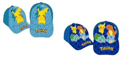 Imagen del producto de Gorra para niños con estampado de Pokémon: Bisasam, Schiggy, Glumanda. (También se puede traducir como: Gorra infantil de Pokémon: Bisasam, Schiggy, Glumanda.)