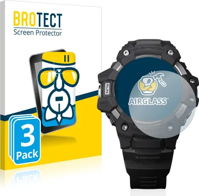 Produktbild von 3x BROTECT Schutzglas für Casio G-Shock GBD-H1000 Schutzfolie Panzer Folie Glas Display Schutz klar