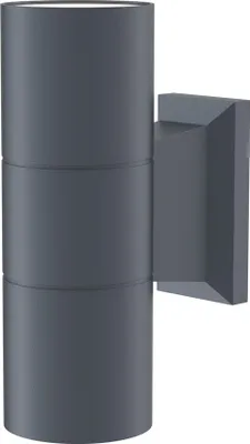 Image de Applique murale d'extérieur Maytoni BOWERY GU10, 2 lampes, aluminium IP54, gris/noir