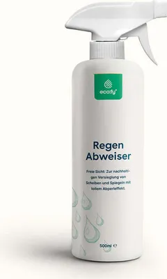 Produktbild von eco:fy Regen Abweiser für Scheiben Spiegel Helmvisiere mit Abperleffekt und Schmutzabweisung Scheibenversiegelung Glasversiegelung Regenabweiser