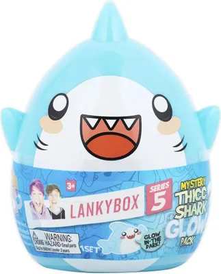 Produktbild von Lankybox Thicc Shark Teddybär Blau  Kinder Blau One Size