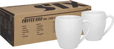 Image de Könitz Tasses à café set de 2 Coffee Bar SIX, tasse, porcelaine, blanc, 300 ml, 1758000006