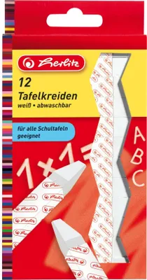Produktbild von Herlitz 08648107, 12 Stück(e), Weiß, 1 Farben