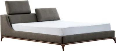 Obrázek produktu pro Postele Ložnice Černá design Čalouněná postel Desig nábytek