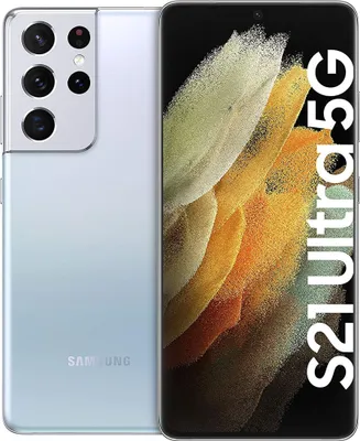 Produktbild von Samsung Galaxy S21 Ultra 5G SM-G998B/DS -  / Speicherkapazität:256GB, Farbe:Phantom Silver