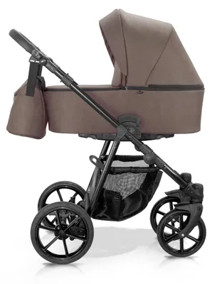 Produktbild von Milukids Risso 3-in-1 Kombikinderwagen Gold mit Babyschale, Gold-Rahmen (RIS-12-SE)