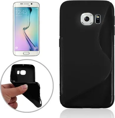 Immagine prodotto di Custodia in TPU per smartphone Samsung Galaxy S6 Edge SM-G925, colore nero
