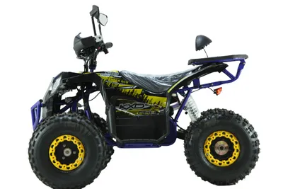Produktbild von Elektro-Dirtbike mit 1000 Watt Motorleistung, 8 Zoll Radgröße, Modell 007E, Blau-Gelb