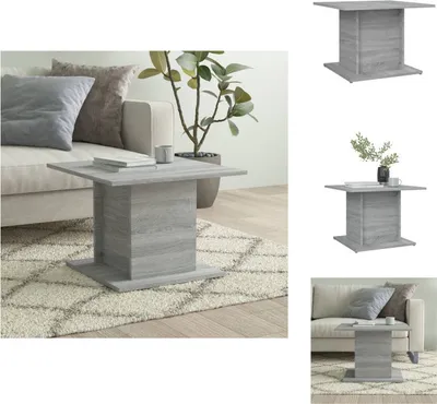 Produktbild von vidaXL Couchtisch Grau Sonoma 55,5x55,5x40 cm Holzwerkstoff -  Couchtische