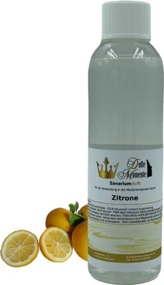 Produktbild von Sanarium Duft Zitrone 250ml - Duft für Sauna, Niedertemperatur Sauna von Dufte Momente - beliebt auch bei Profianwendern - in gewohnter Qualität