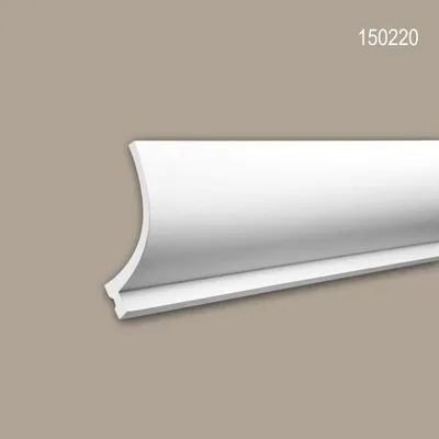 Produktbild von PROFHOME 150220 Eckleiste Zierleiste für indirekte Beleuchtung Stuckleiste 2 m
