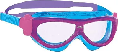 Produktbild von Kinder Schwimmbrille mit UV-Schutz und Anticondens, lila-blau, 0-6 Jahre