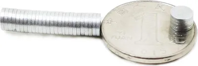 Produktbild von Neodym Magnete   Starke Super Magnete Scheibe 6x1 mm 10 Stück Glas-Magnetboards, Magnettafel, Whiteboard, Tafel, Pinnwand, Kühlschrank