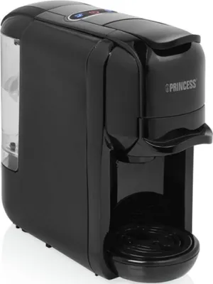 Produktbild von Princess Kaffeemaschine Kapselmaschine Edelstahl 3 in 1 19 bar Leistung Kompakt