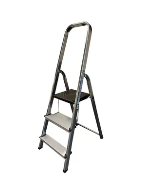 Produktbild von Haushaltsleiter Aluminium Haushaltsleiter Aluminium |  1 x 3 Sprossen | St.