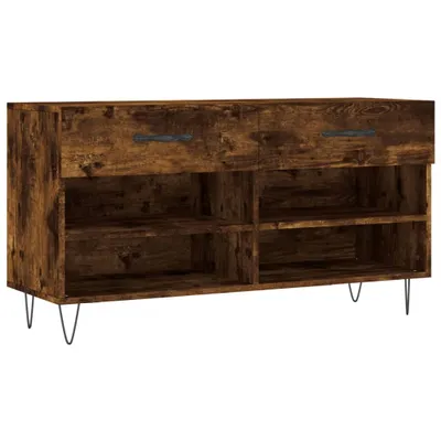 Produktbild von Schuhbank Räuchereiche 102x35x55 cm Holzwerkstoff