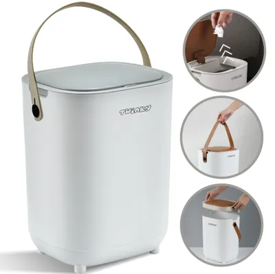 Produktbild von Windeleimer mit Bewegungssensor - Twinky - Fassungsvermögen 16L - Wasserdicht - Grau
