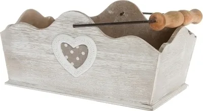 Produktbild von Holzkorb Holm MDF Weiß