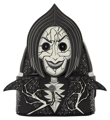 Imagen del producto de Mochila mini de Loungefly, diseño de "Coraline", con la figura de la "Otra Madre"