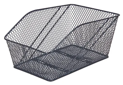 Produktbild von Prophete Fahrradkorb XXL, für Gepäckträger, engmaschiges Wabengitter, PE-kunststoffbeschichtet, inklusive Befestigungsmaterial, feste Montage, max. 10 kg Tragkraft, 460 x 295 x 225 mm